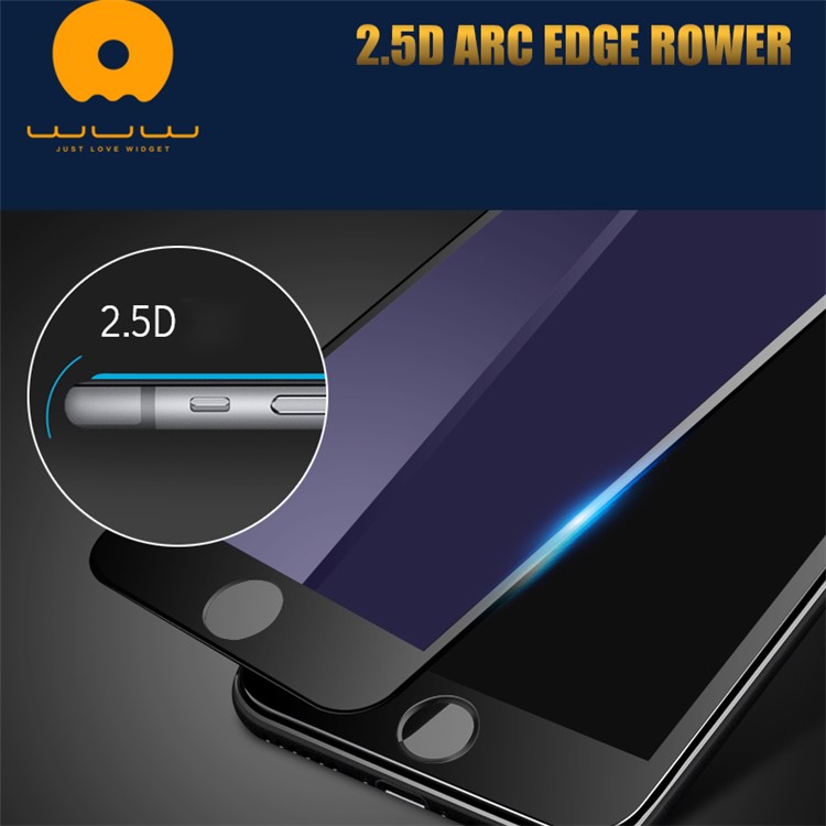 WUW 2.5D Anti-blue-ray Tempered Glass Screen Protector for iPhone 7 Plus Anti-explosion - Black-3