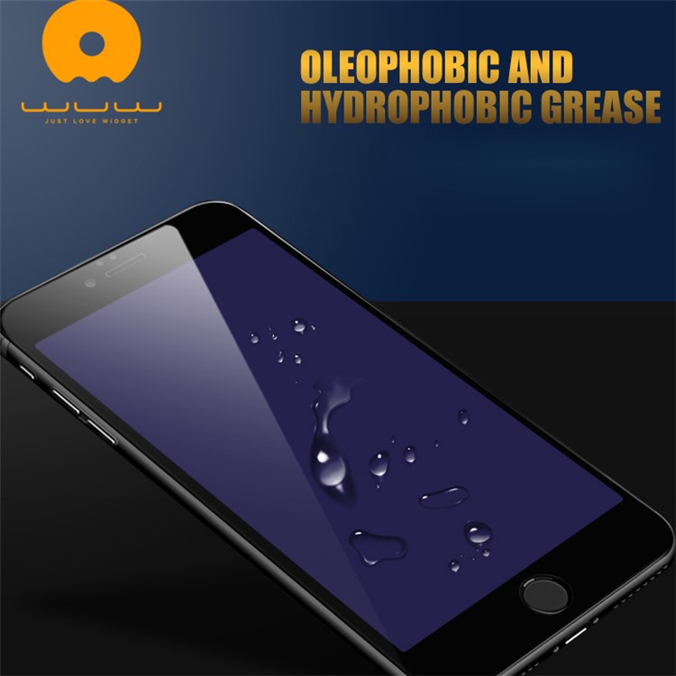 WUW 2.5D Anti-blue-ray Tempered Glass Screen Protector for iPhone 7 Plus Anti-explosion - Black-4