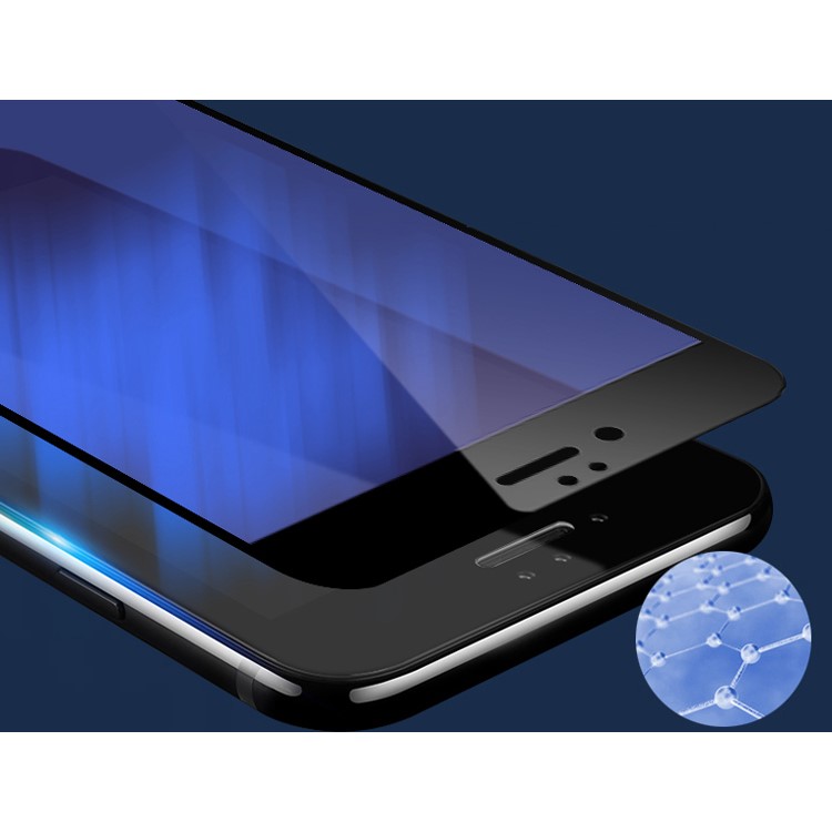 WUW 2.5D Anti-blue-ray Tempered Glass Screen Protector for iPhone 7 Plus Anti-explosion - Black-8