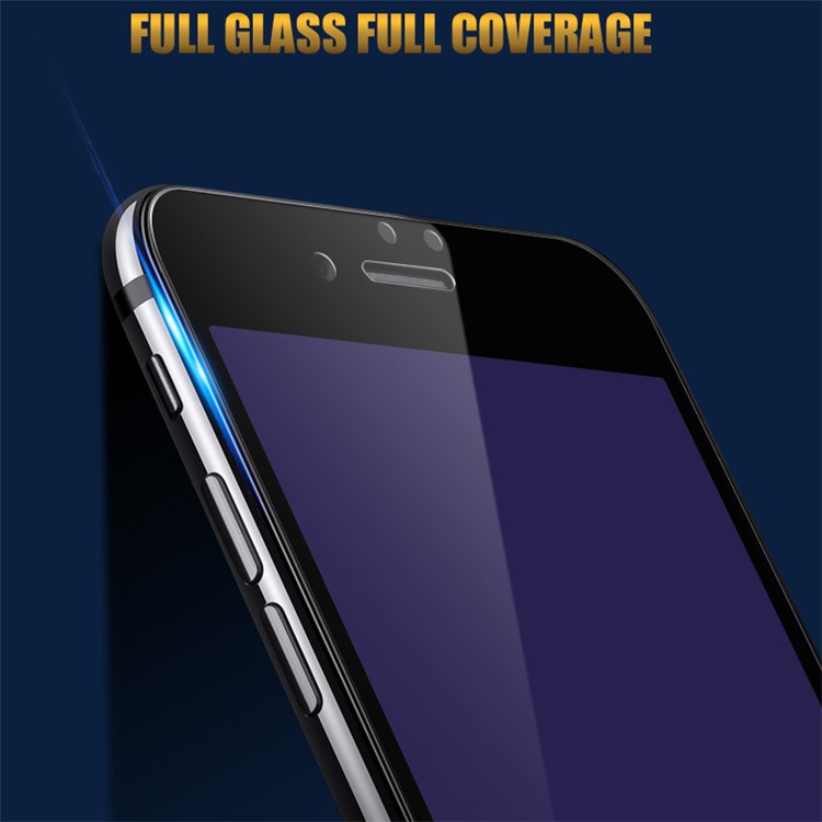 WUW 2.5D Anti-blue-ray Tempered Glass Screen Protector for iPhone 7 Plus Anti-explosion - Black-9