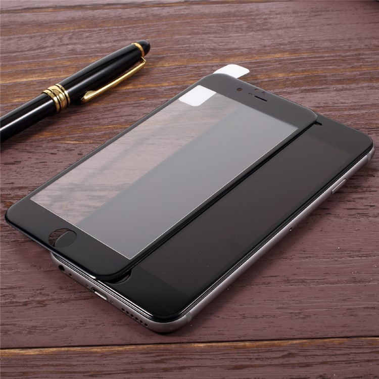 KANJIAN Anti-blue-ray PET Soft Edges Full Tempered Glass Screen Protector for iPhone 6s 6 - Black-4