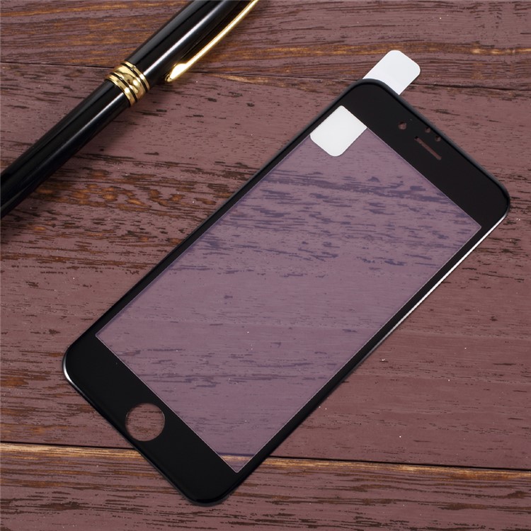 KANJIAN Anti-blue-ray Tempered Corning Glass Screen Guard 3D Curved for iPhone 7 Plus - Black-1