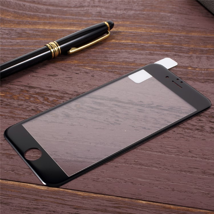 KANJIAN Anti-blue-ray Tempered Corning Glass Screen Guard 3D Curved for iPhone 7 Plus - Black-2