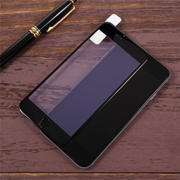 KANJIAN Anti-blue-ray Tempered Corning Glass Screen Guard 3D Curved for iPhone 7 Plus - Black-5