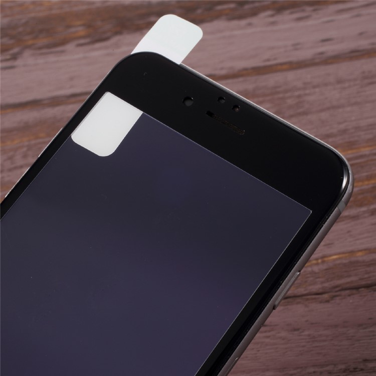 KANJIAN Anti-blue-ray Tempered Corning Glass Screen Guard 3D Curved for iPhone 7 Plus - Black-9