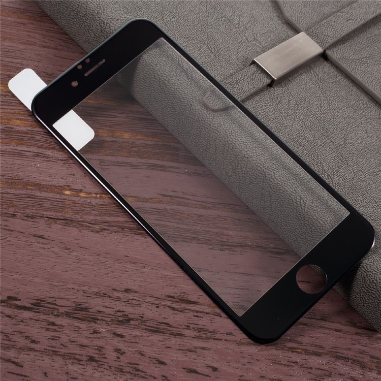 KANJIAN 0.18mm PET Soft Edges Full Tempered Glass Screen Protector for iPhone 6s 6 - Black-5
