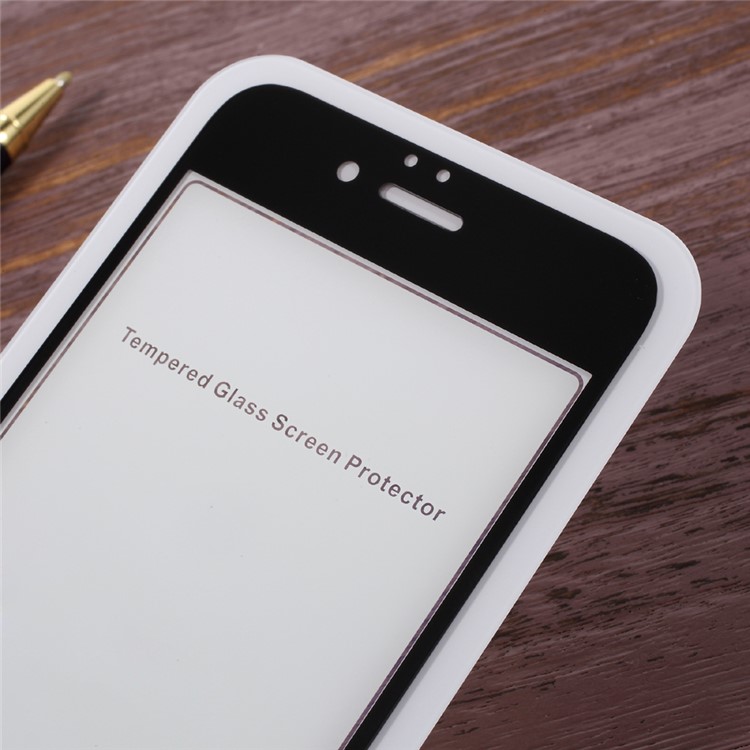 KANJIAN 0.26mm Anti-blue-ray Full Size Tempered Glass Screen Protector for iPhone 6s 6 - Black-4