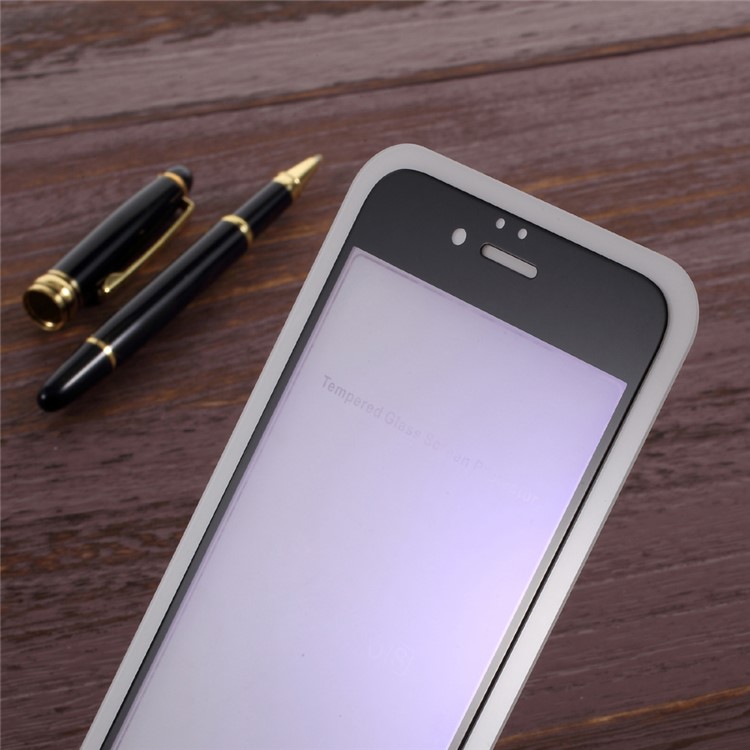 KANJIAN 0.26mm Anti-blue-ray Full Size Tempered Glass Screen Protector for iPhone 6s 6 - Black-6