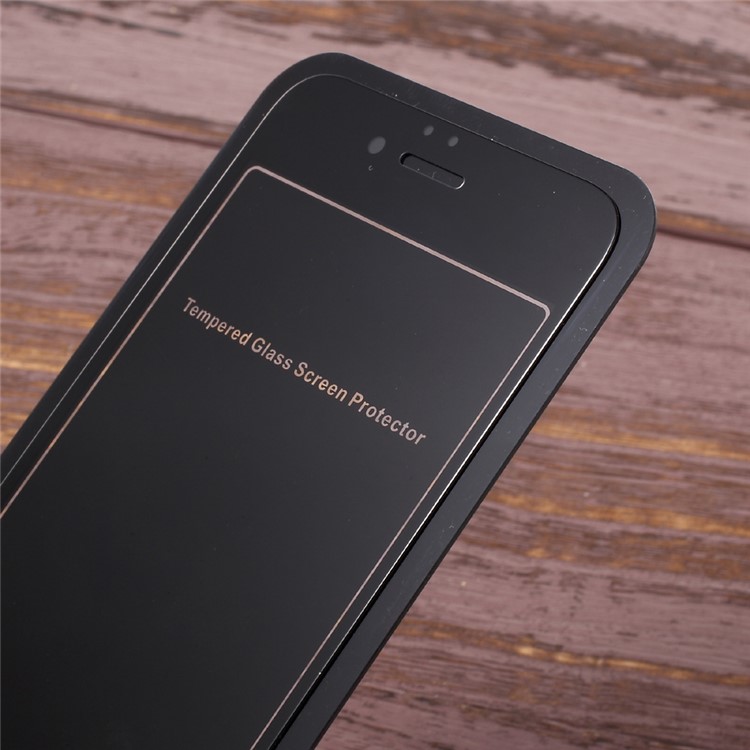 KANJIAN 0.26mm Complete Cover Tempered Glass Screen Protector for iPhone 6s 6 - Black-4