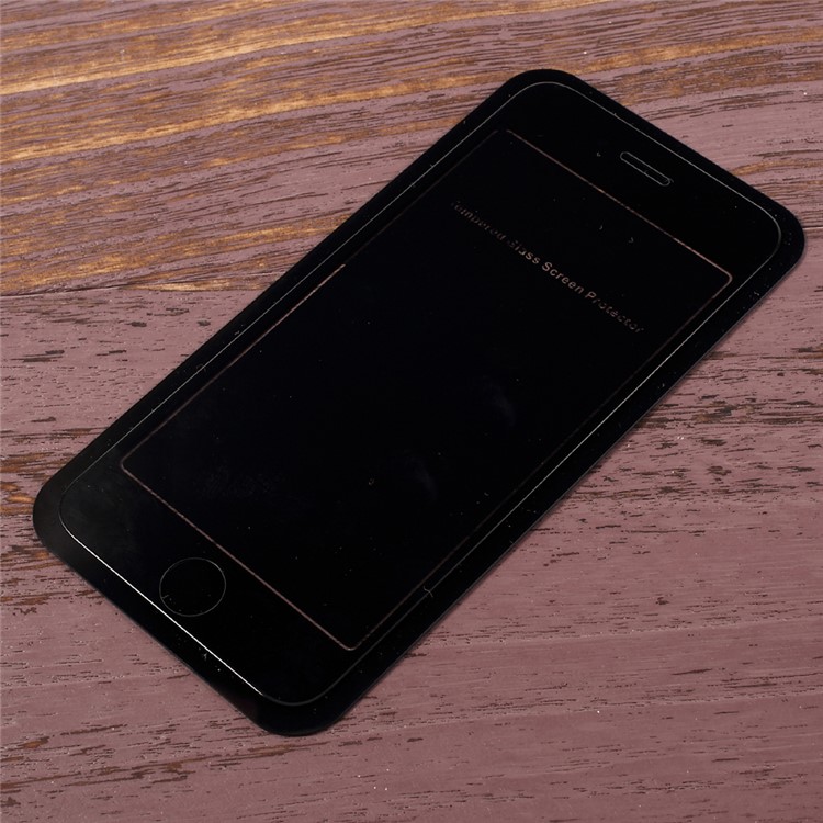 KANJIAN 0.26mm Complete Cover Tempered Glass Screen Protector for iPhone 6s 6 - Black-8