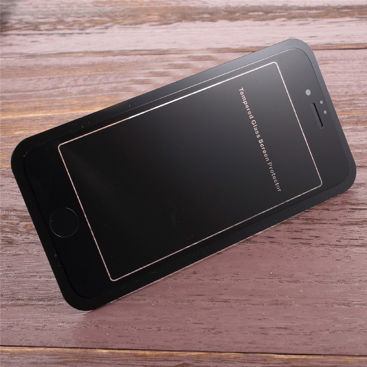 KANJIAN 0.26mm Complete Cover Tempered Glass Screen Protector for iPhone 6s 6 - Black-9