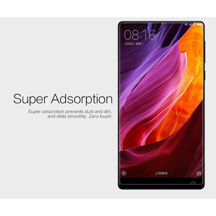 NILLKIN for Xiaomi Mi Mix Anti-fingerprint HD Clear LCD Screen Film Protector-4