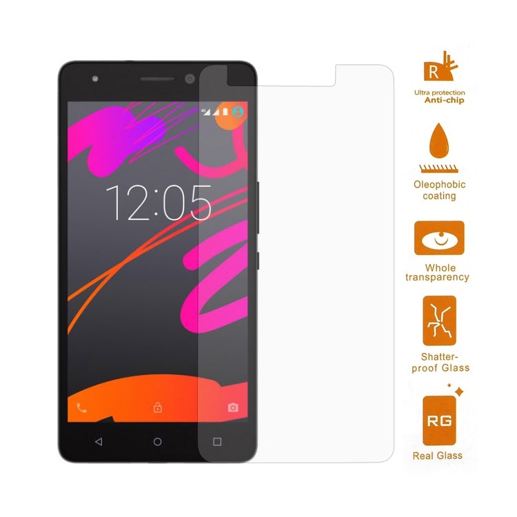 For BQ Aquaris M5 5.0-inch Tempered Glass Screen Protector Guard 0.3mm (Arc Edge)-1