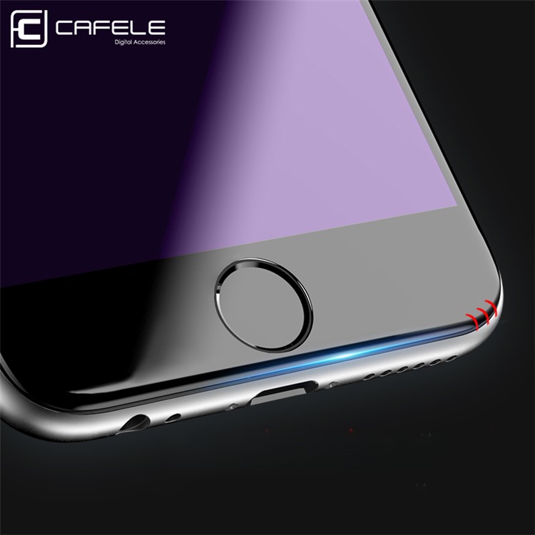 CAFELE Anti-blue-ray 3D Full Tempered Glass Screen Protector for iPhone 6s Plus / 6 Plus Carbon Fiber Edge - Black-4