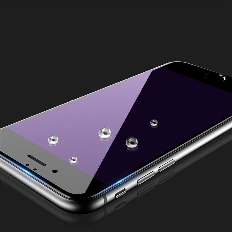 CAFELE Anti-blue-ray 3D Full Tempered Glass Screen Protector for iPhone 6s Plus / 6 Plus Carbon Fiber Edge - Black-5