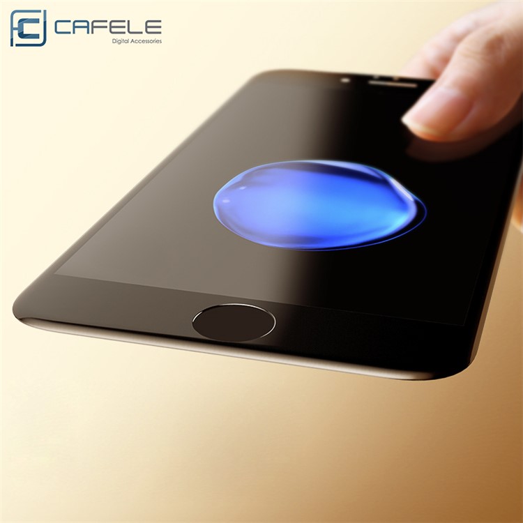 CAFELE 3D Curved Tempered Glass Screen Film Full Cover for iPhone 7 4.7 Inch - Black-3