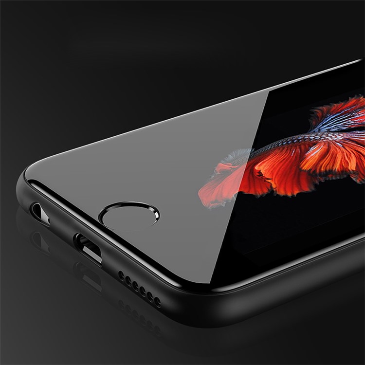 CAFELE for iPhone 6s/6 4.7 3D Curved Carbon Fiber Tempered Glass Screen Guard Full Size - Black-7