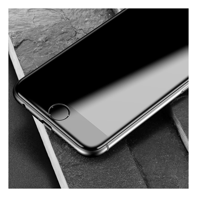 CAFELE for iPhone 6s/6 4.7 3D Curved Carbon Fiber Tempered Glass Screen Guard Full Size - Black-8