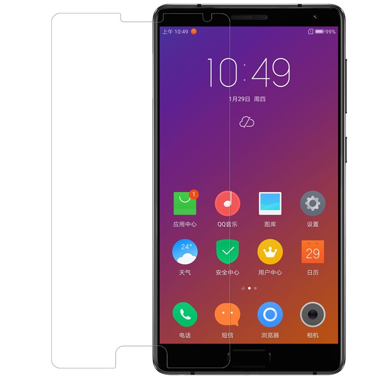 NILLKIN for Lenovo ZUK Edge Anti-fingerprint HD Clear LCD Screen Film Protector-2