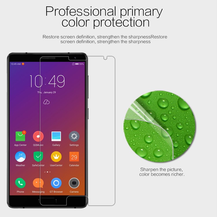 NILLKIN for Lenovo ZUK Edge Anti-fingerprint HD Clear LCD Screen Film Protector-3