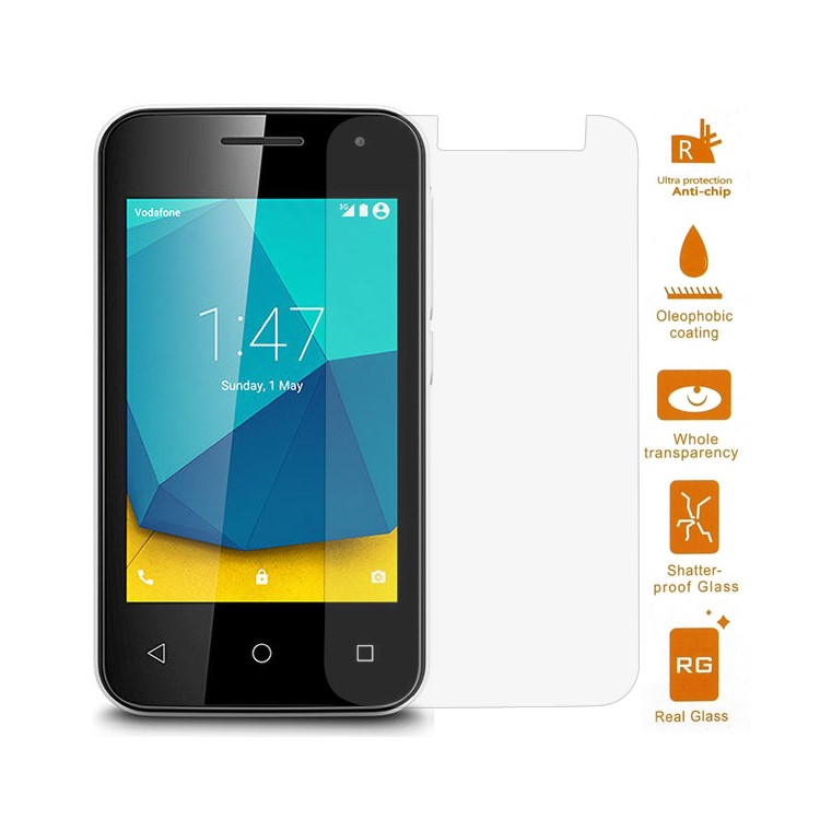 0.3mm Screen Protector Tempered Glass Guard Arc Edge for Vodafone Smart First 7-1