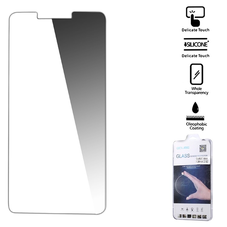 OCUBE 0.26mm Tempered Glass Screen Protector for Cubot Max Arc Edge-1