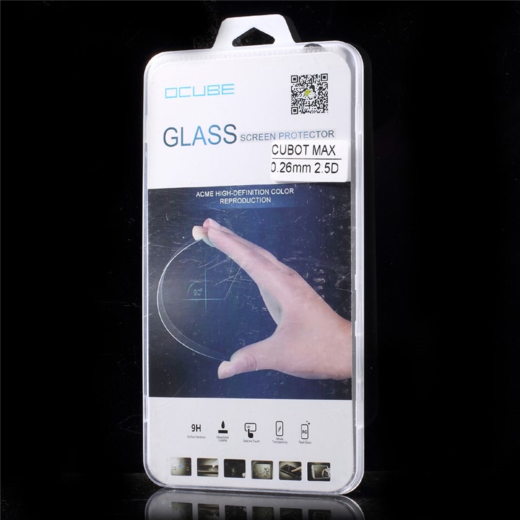 OCUBE 0.26mm Tempered Glass Screen Protector for Cubot Max Arc Edge-7