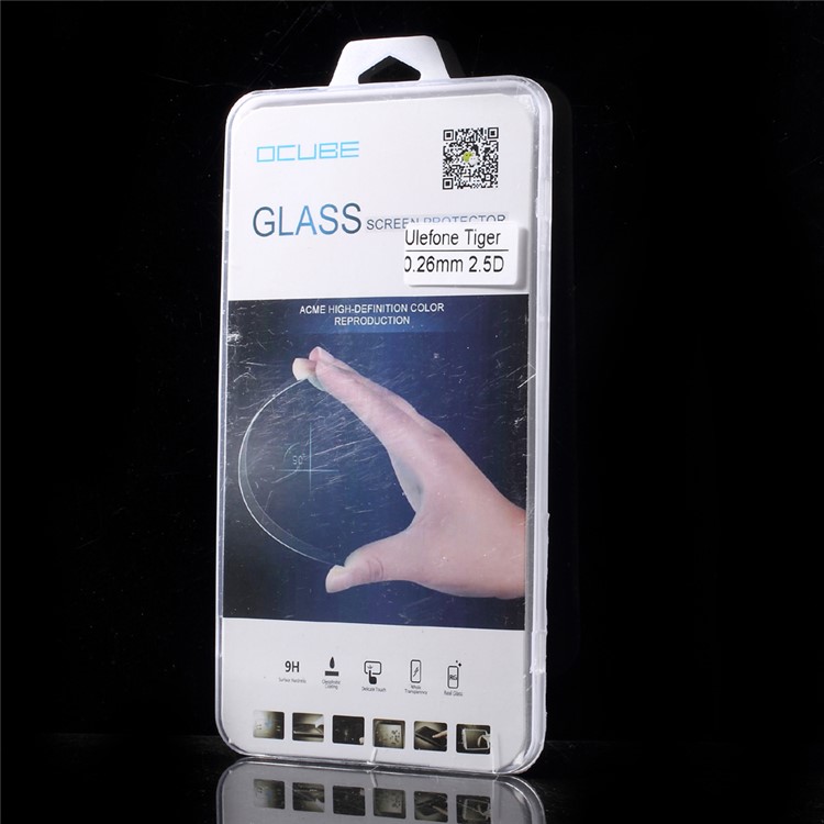 OCUBE 0.26mm Tempered Glass Screen Protector Film for Ulefone Tiger Arc Edge-8