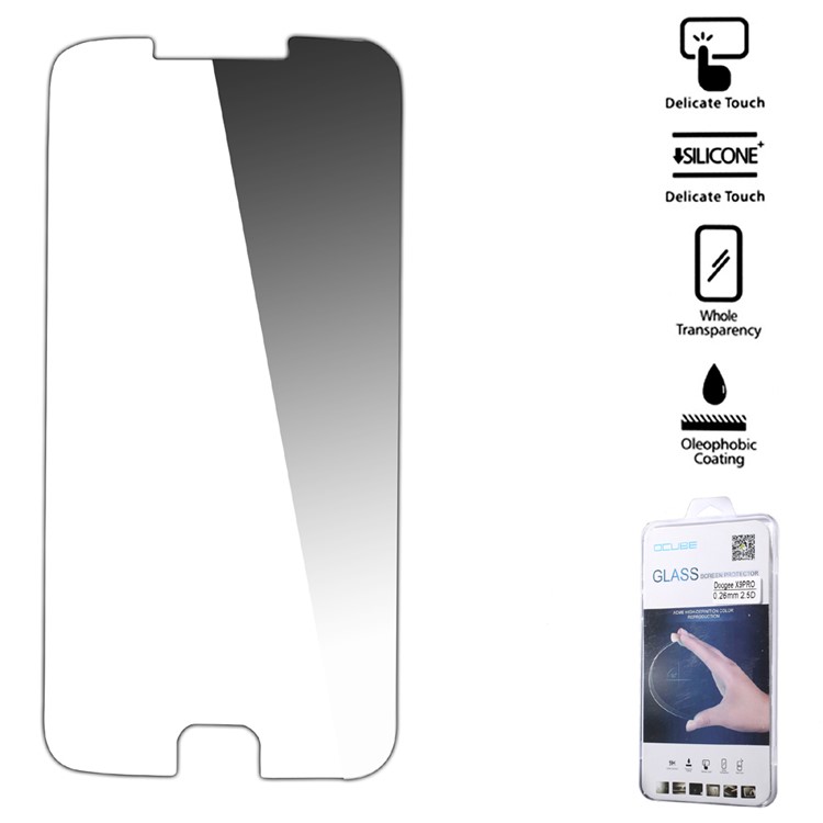 OCUBE 0.26mm Tempered Glass Screen Protector Guard Film for Doogee X9 Pro Arc Edge-1