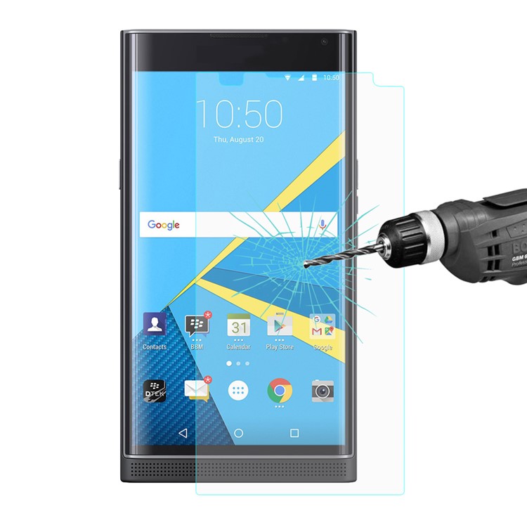 HAT PRINCE for BlackBerry Priv 0.26mm 9H Tempered Glass Screen Protector (2.5D Arc Edge)-1