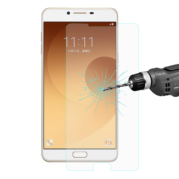 HAT PRINCE for Samsung Galaxy C9 Pro 0.26mm 9H Tempered Glass Screen Guard Film (2.5D Arc Edge)-1