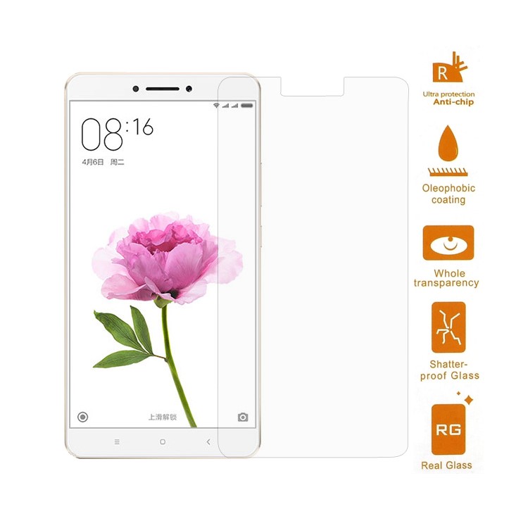 For Xiaomi Mi Max Tempered Glass Mobile Screen Protector Film 0.3mm (Arc Edge)-1