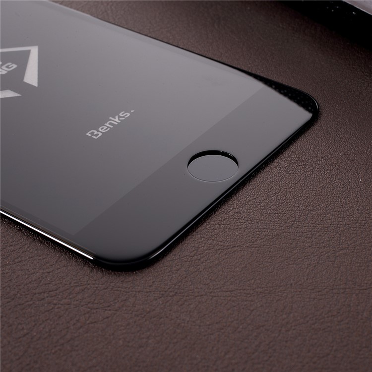 BENKS X Pro+ 3D Curved Tempered Glass Full Screen Cover with Sapphire Coating for iPhone 7 Plus - Black-5