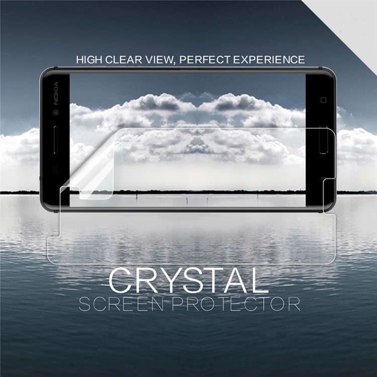 NILLKIN for Nokia 6 Anti-fingerprint HD Clear LCD Mobile Screen Protector Film-1