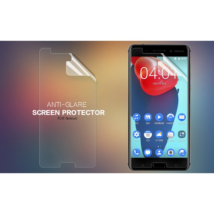 NILLKIN for Nokia 6 Matte Anti-scratch LCD Screen Protector Mobile Guard Film-3