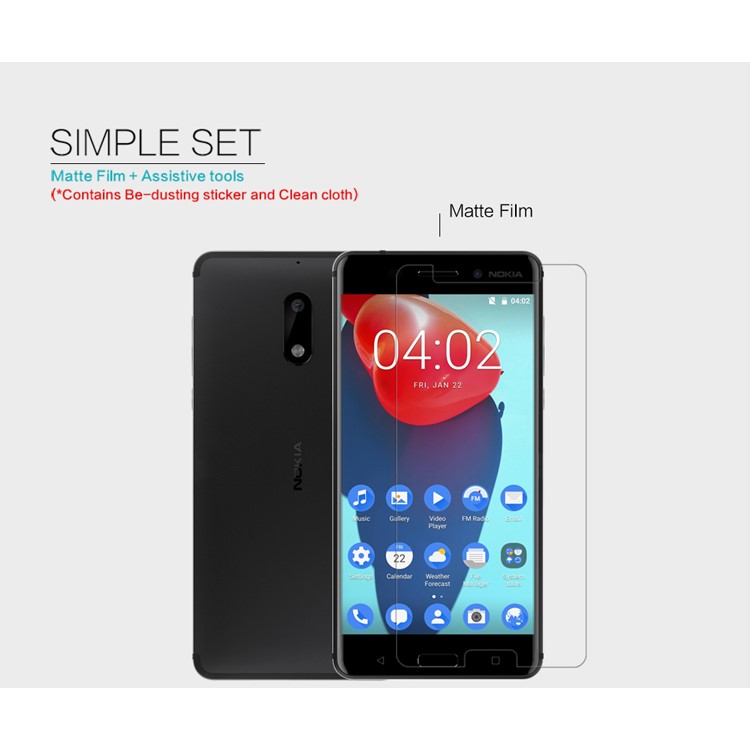 NILLKIN for Nokia 6 Matte Anti-scratch LCD Screen Protector Mobile Guard Film-6