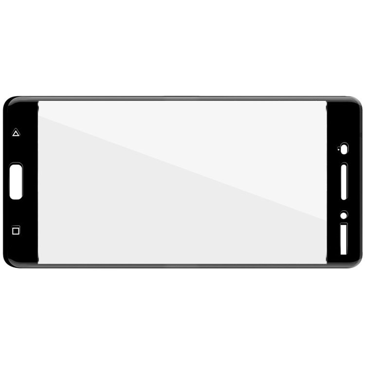 IMAK for Nokia 6 Tempered Glass Screen Protector Complete Cover - Black-4