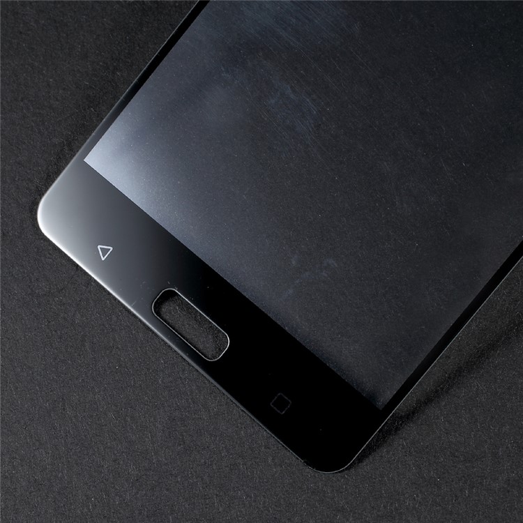 For Nokia 6 Silk Print Full Screen Cover Mobile Tempered Glass Protector Film - Black-4