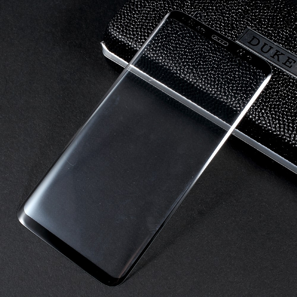 For Samsung Galaxy S8 Curved Full Coverage Mobile Tempered Glass Screen Protector - Black-1