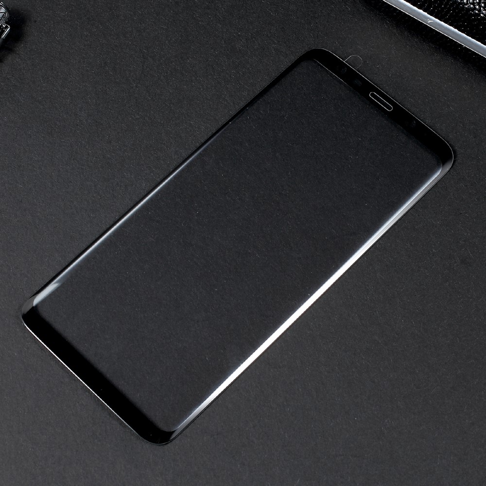 For Samsung Galaxy S8 Curved Full Coverage Mobile Tempered Glass Screen Protector - Black-3