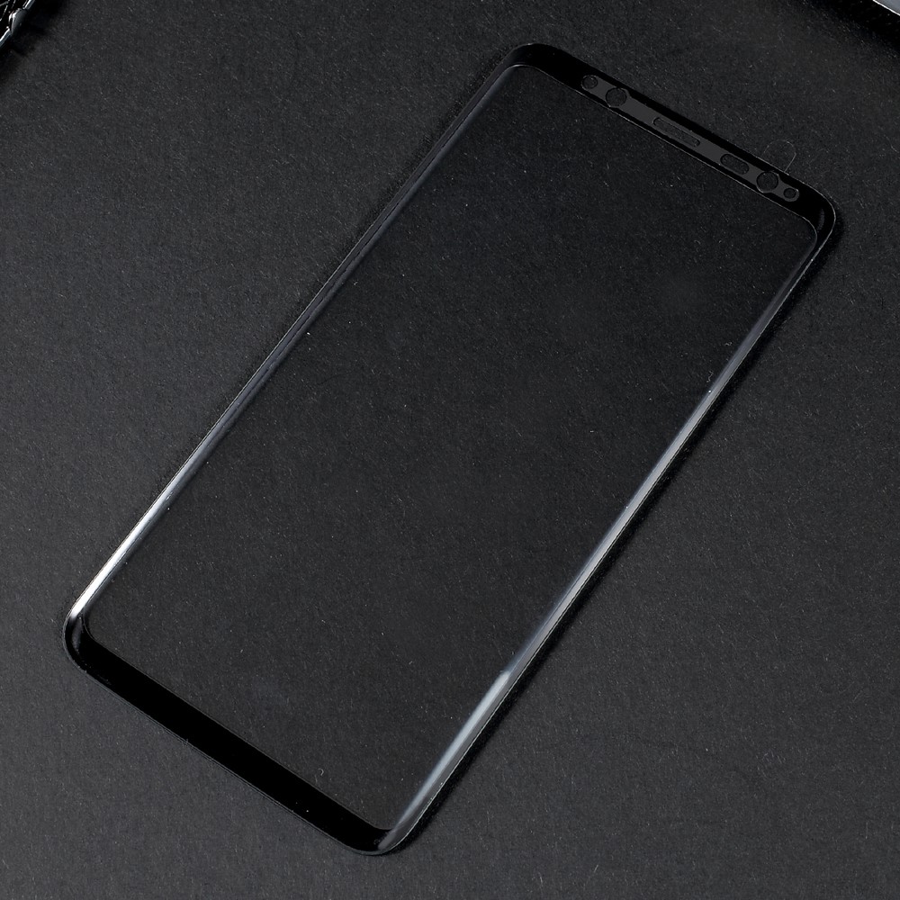 For Samsung Galaxy S8 Curved Full Coverage Mobile Tempered Glass Screen Protector - Black-4