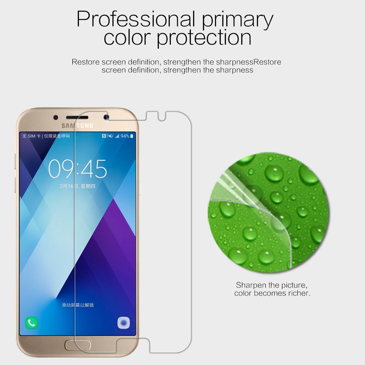 NILLKIN for Samsung Galaxy A5 (2017) HD Clear Anti-fingerprint LCD Screen Protector Film-3
