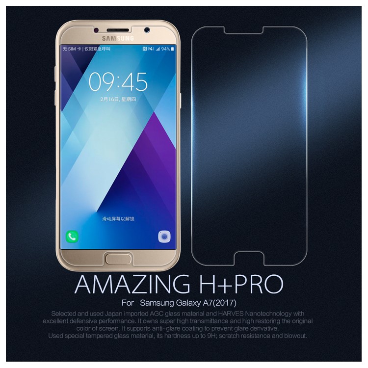NILLKIN Amazing H+PRO Tempered Glass Mobile Screen Film for Samsung Galaxy A5 (2017), Nanometer Anti-Explosion-1