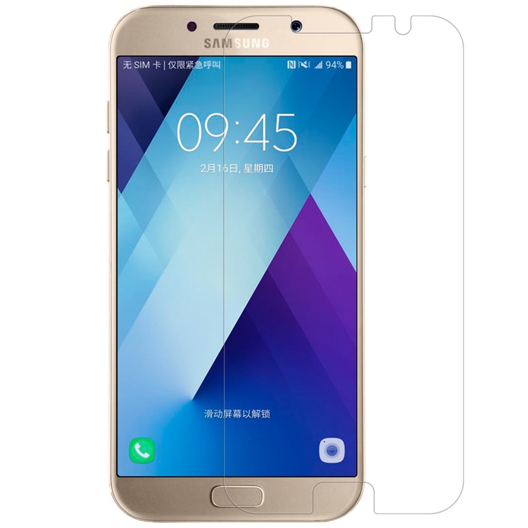 NILLKIN for Samsung Galaxy A7 (2017) Anti-fingerprint HD Clear Mobile Screen Protector Film-2