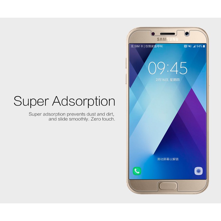 NILLKIN for Samsung Galaxy A7 (2017) Anti-fingerprint HD Clear Mobile Screen Protector Film-4