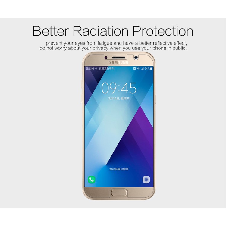 NILLKIN for Samsung Galaxy A7 (2017) Anti-scratch Matte Screen Protector Guard Film-4
