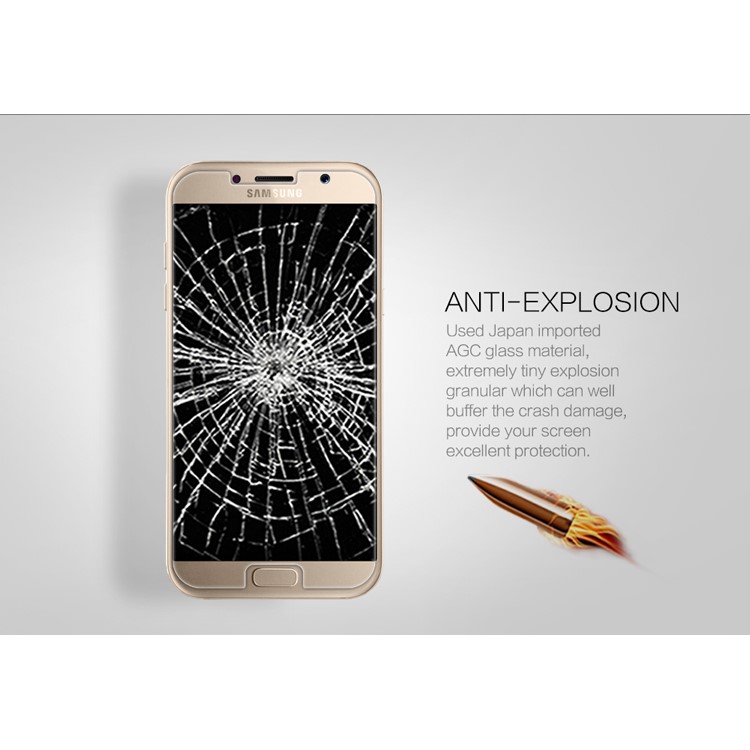NILLKIN Amazing H+PRO Tempered Glass Screen Protector for Samsung Galaxy A7 (2017), Nanometer Anti-Explosion-5