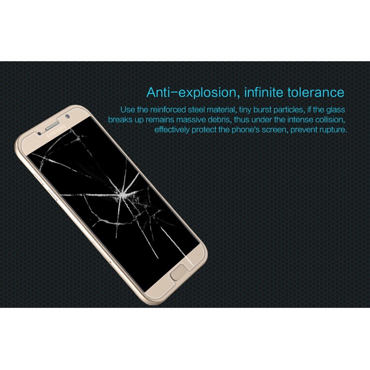 NILLKIN Amazing H Tempered Glass Screen Protector for Samsung Galaxy A7 (2017), Anti-explosion 9H-5