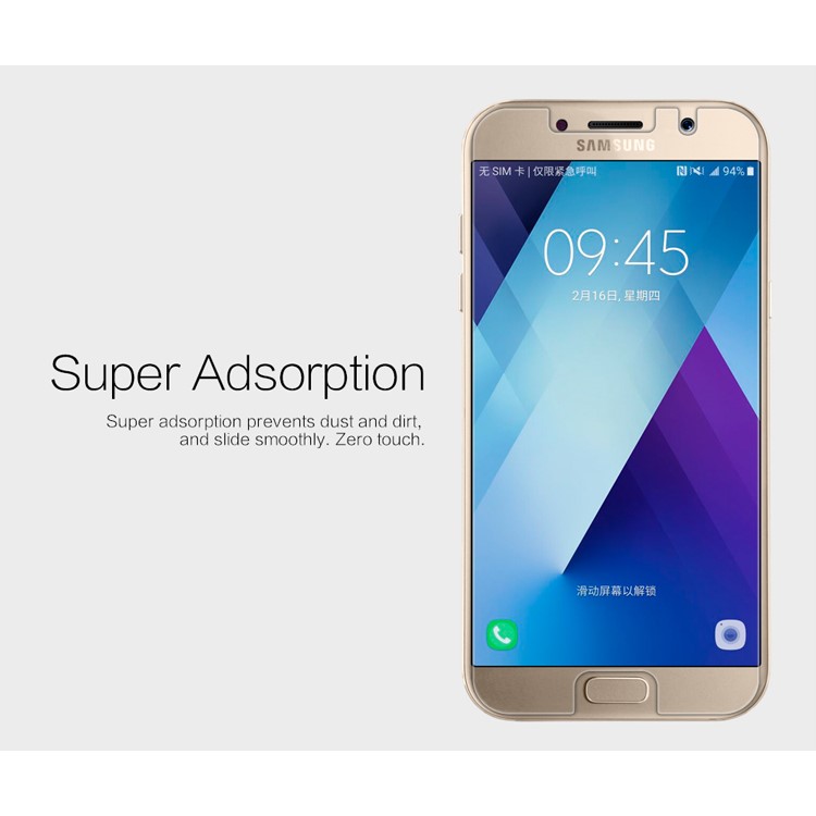 NILLKIN for Samsung Galaxy A3 (2017) Anti-fingerprint HD Clear Mobile Screen Protector Film-3