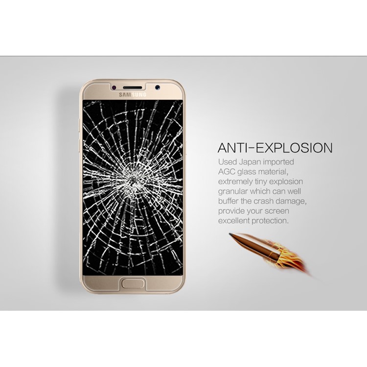 NILLKIN Amazing H+PRO Tempered Glass Screen Protector for Samsung Galaxy A3 (2017), Nanometer Anti-Explosion-4